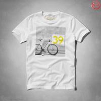 heren abercrombie fitch korte t-shirt crewneck wit bicycle pattern 39 Store Nijmegen 00h77203